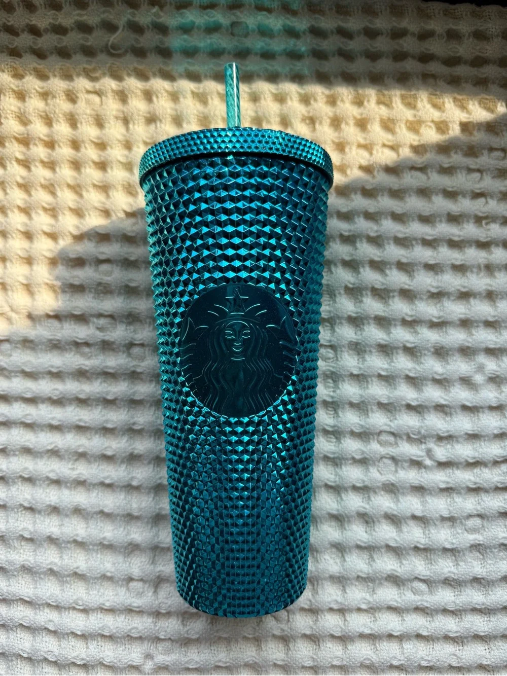 Starbucks Teal 24oz Studded Cold Cup Tumbler